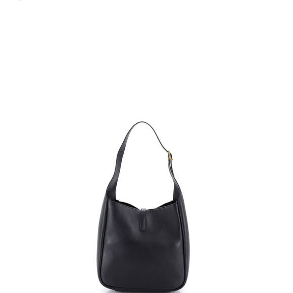 Saint Laurent Small Le 5 a 7 Supple Hobo Leather - Picture 3 of 7